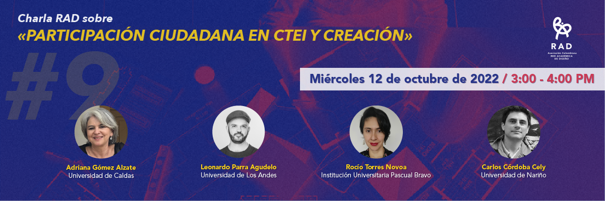 Reflexiones RAD «Participación ciudadana en CTeI y creación»