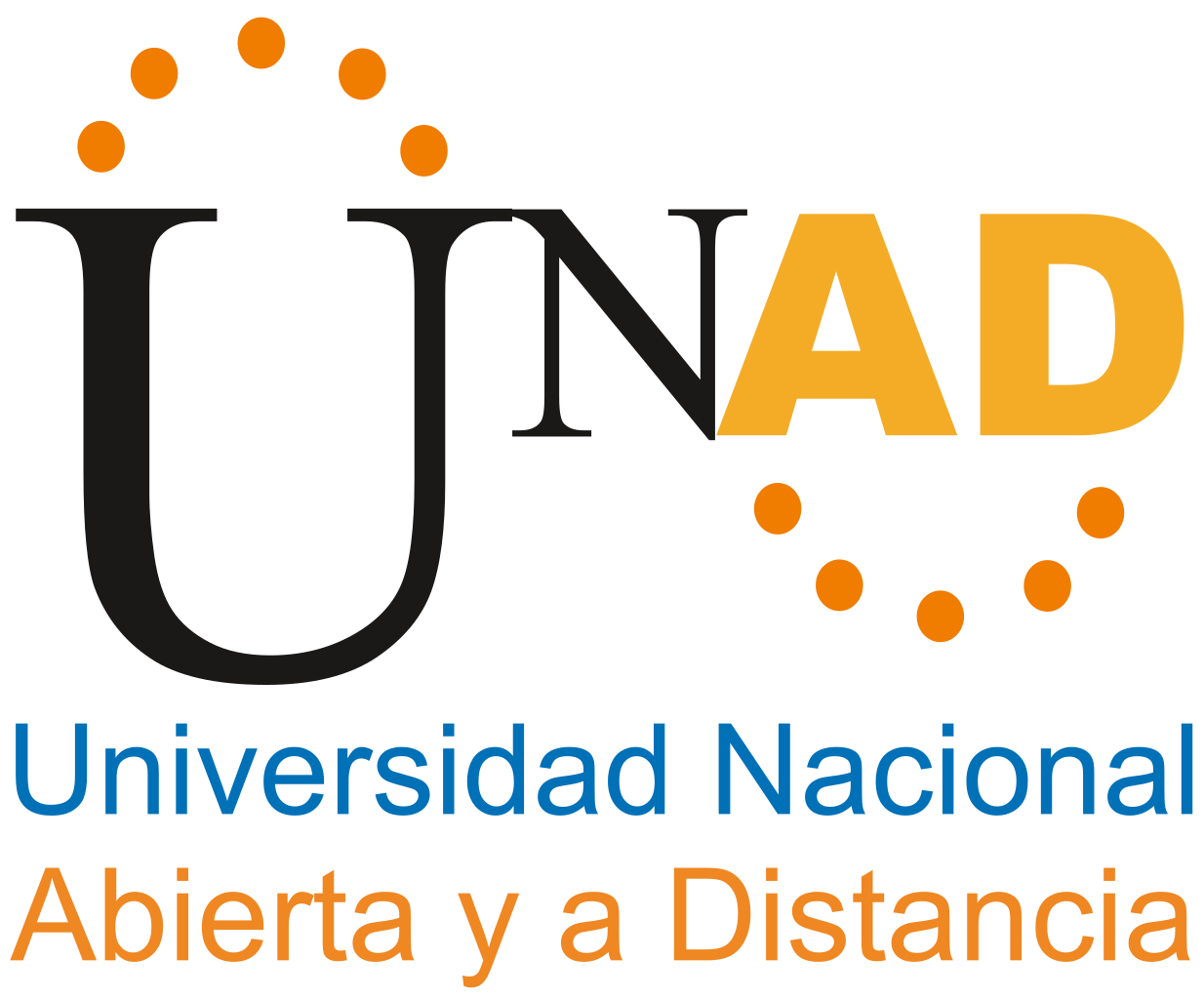 Logosímbolo de la Universidad Nacional Abierta y a Distancia