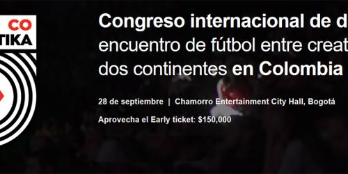 Congreso internacional de diseño y encuentro de fútbol entre creativos de dos continentes en Colombia