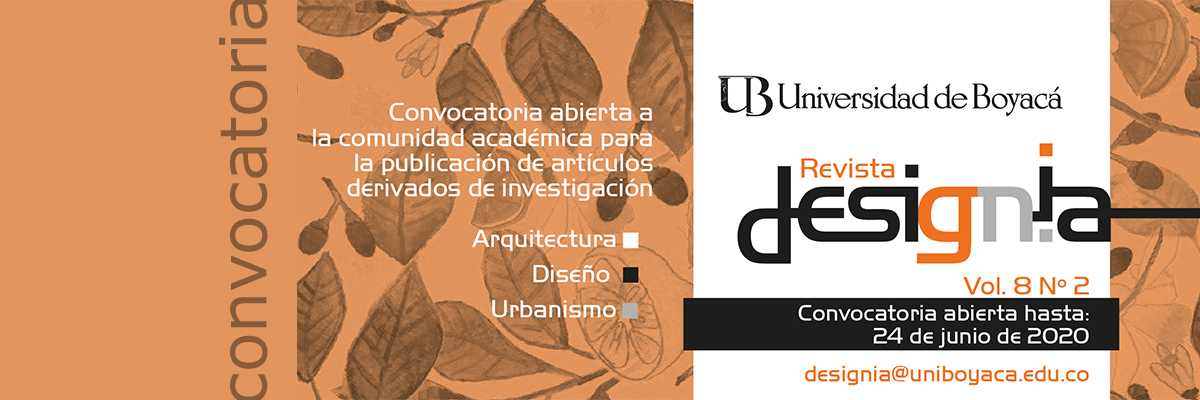 Publicación de artículos - Revista Designia Vol. 8 Núm. 2 (Enero - Junio 2021)