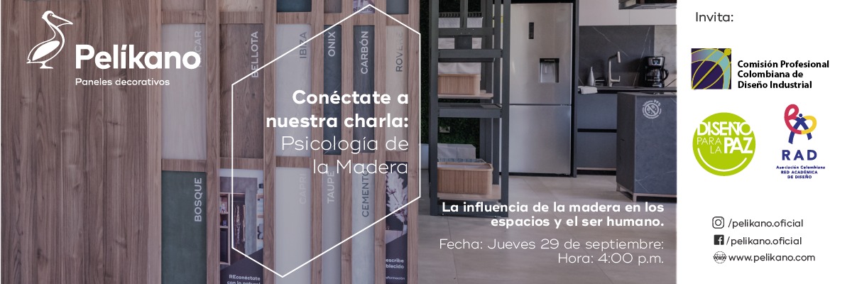 Charla: Psicología de la madera en diseño de interiores