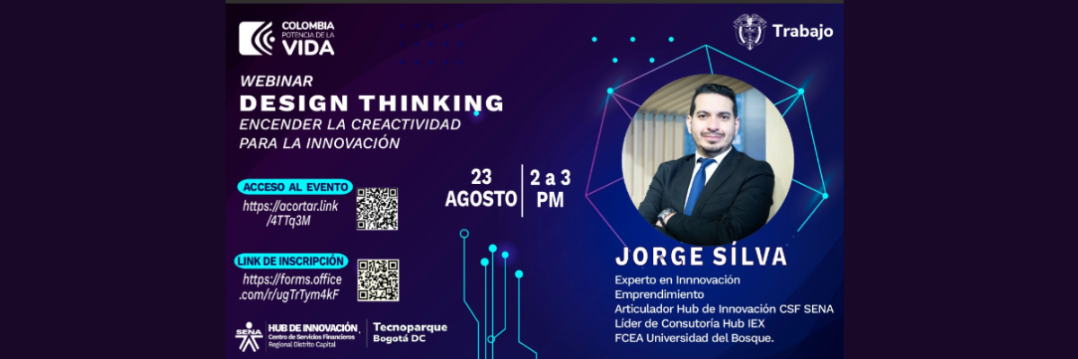 Webinar DESIGN THINKING encender la creatividad para la innovación