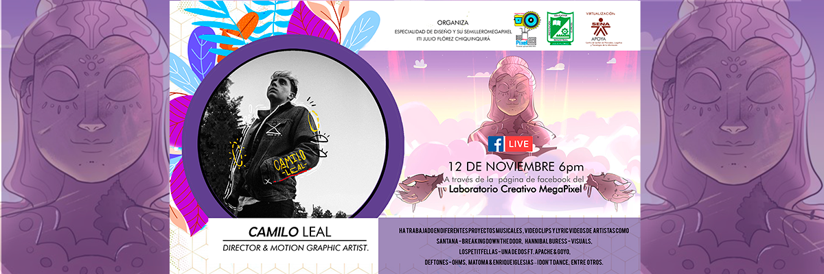 Live con el director, ilustrador & motion graphic artist Germán Camilo Leal