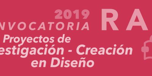 Convocatoria de Apoyo a Proyectos de Investigación en Diseño – 2019