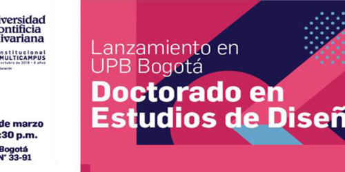 Lanzamiento Doctorado en Estudios de Diseño