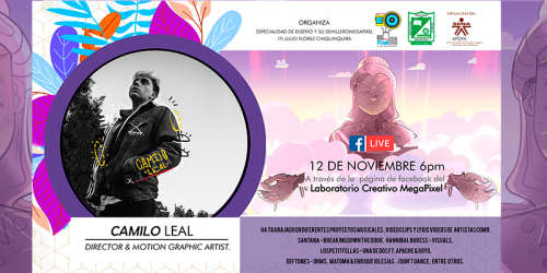 Live con el director, ilustrador & motion graphic artist Germán Camilo Leal