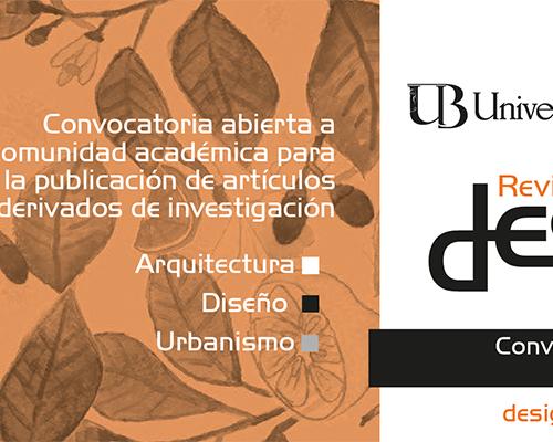 Publicación de artículos - Revista Designia Vol. 8 Núm. 2 (Enero - Junio 2021)