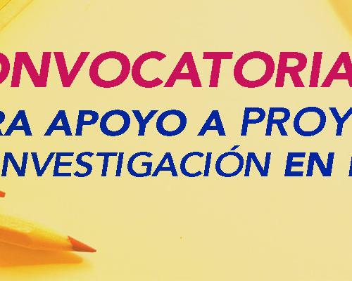 Convocatoria para apoyo a Proyectos de Investigación en Diseño