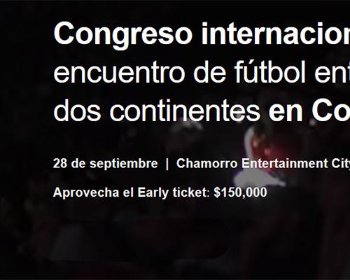 Congreso internacional de diseño y encuentro de fútbol entre creativos de dos continentes en Colombia