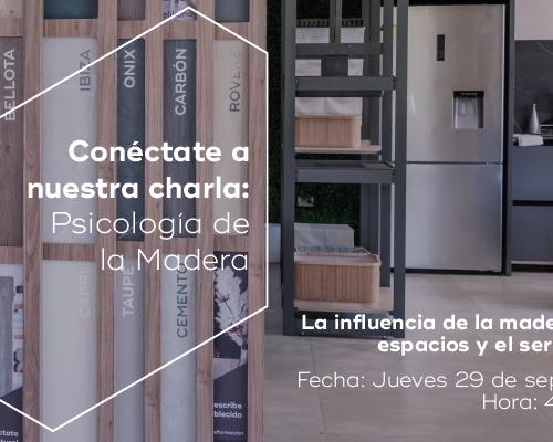 Charla: Psicología de la madera en diseño de interiores