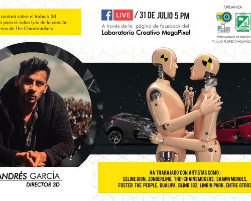 Facebook Live con el crack colombiano del 3D Andrés García Director 3D