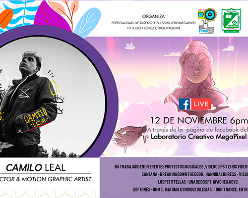 Live con el director, ilustrador & motion graphic artist Germán Camilo Leal