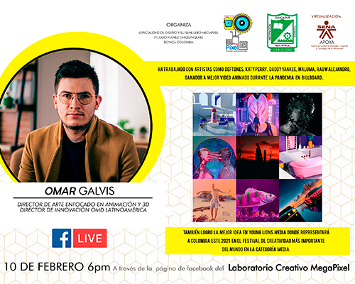 Live con el Director de Arte Omar Galvis